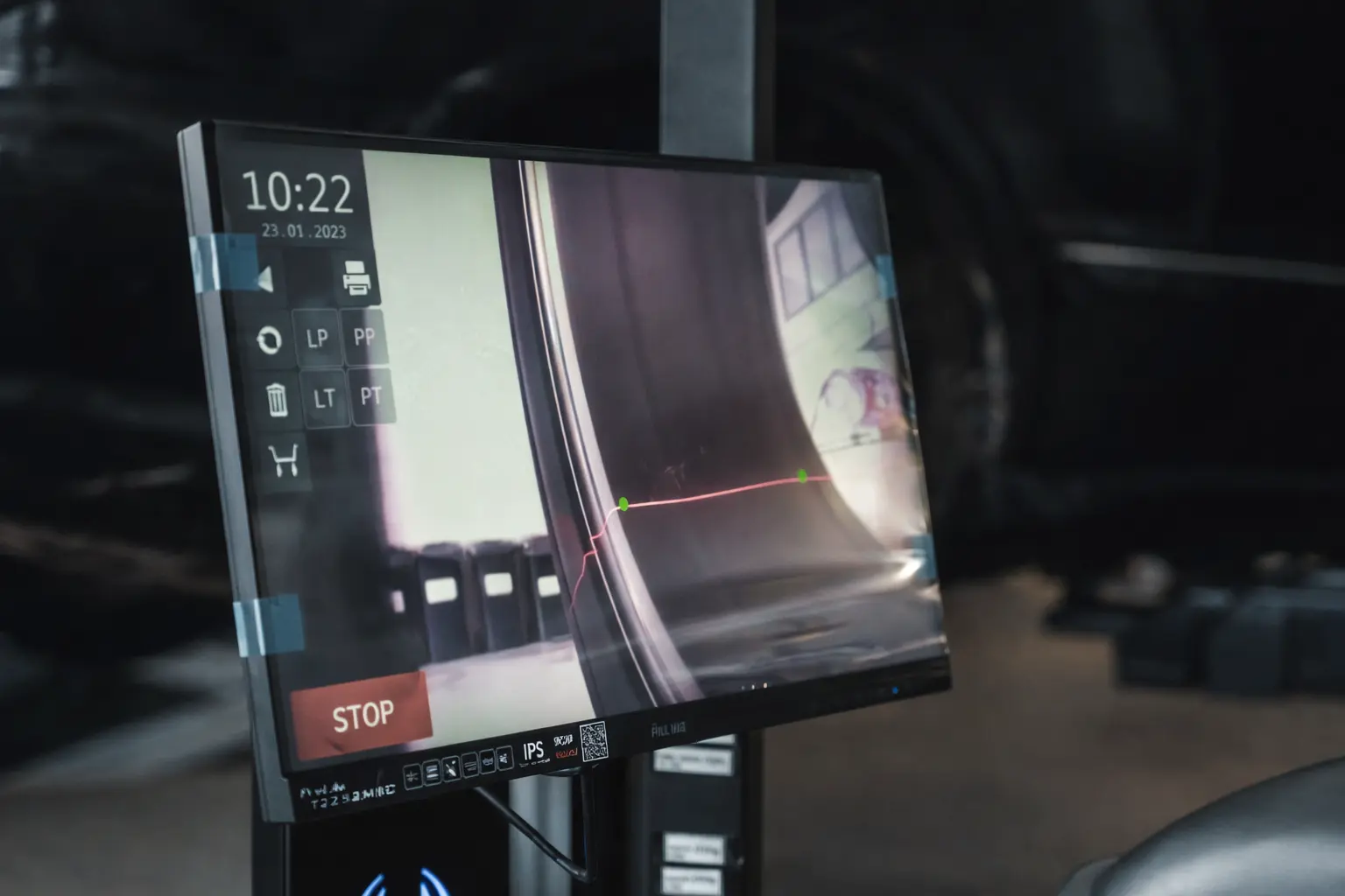 Geometria kół na komputerowym stanowisku